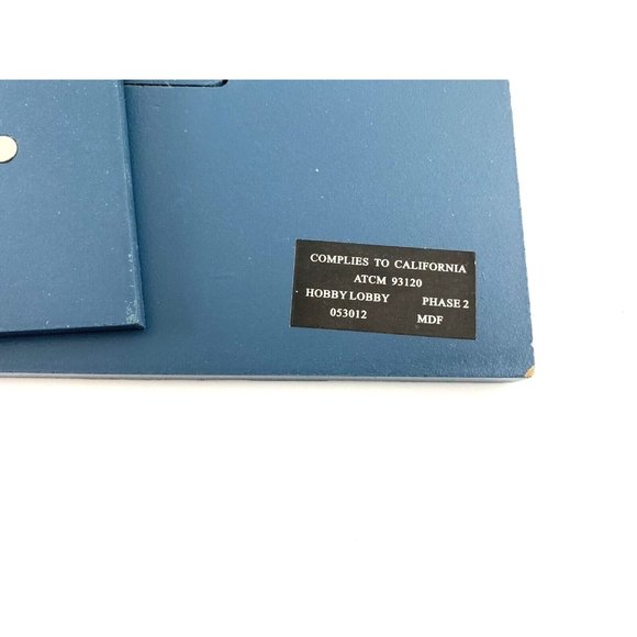 Hobby Lobby "Snow Days", Snowman Family Picture Frame.  For a 4 x 4 Photo. 2010. - Picture 5 of 6